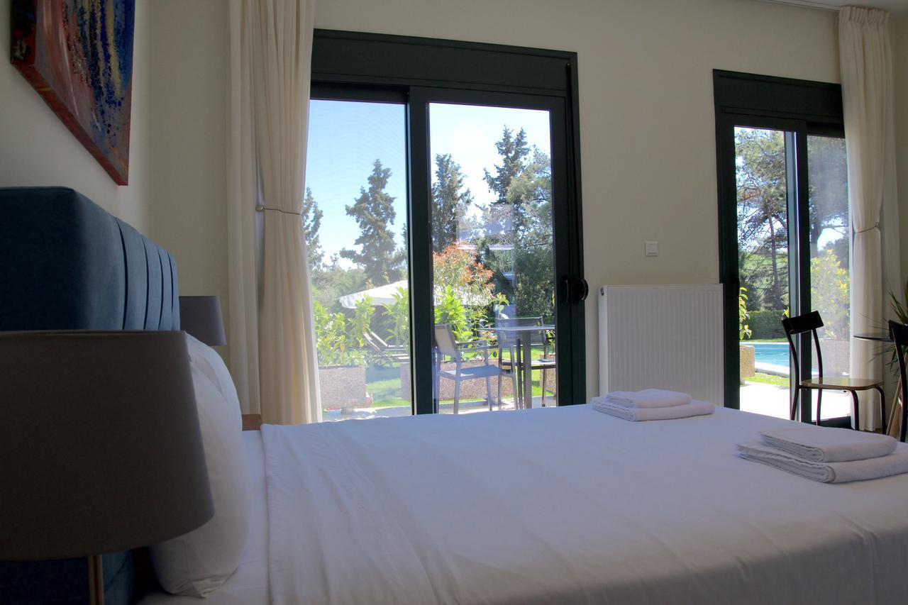 Angelbay Bungalows Agía Triás Dış mekan fotoğraf